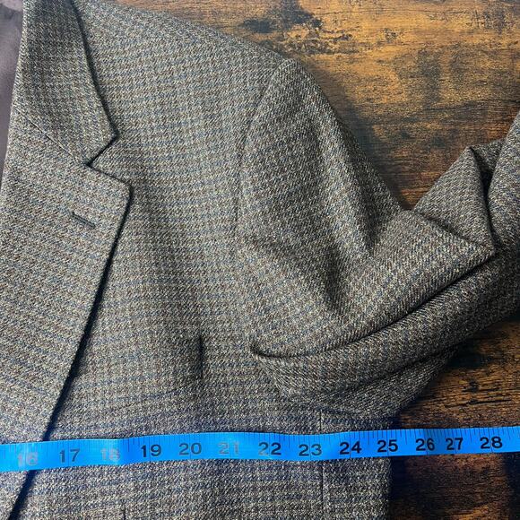 Pronto Uomo Men’s 48R Silk & Wool Sport Coat Blazer Jacket Italy Single Breasted - Picture 10 of 15